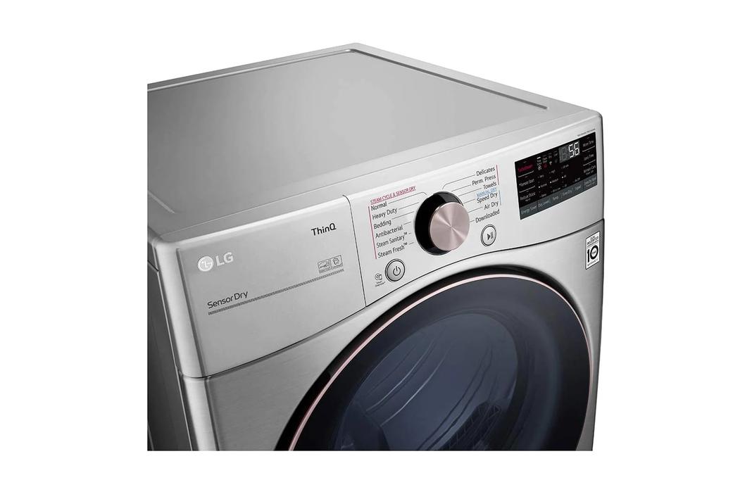 LG - 7.4 cu. Ft Electric Dryer in Graphite - DLEX3850V
