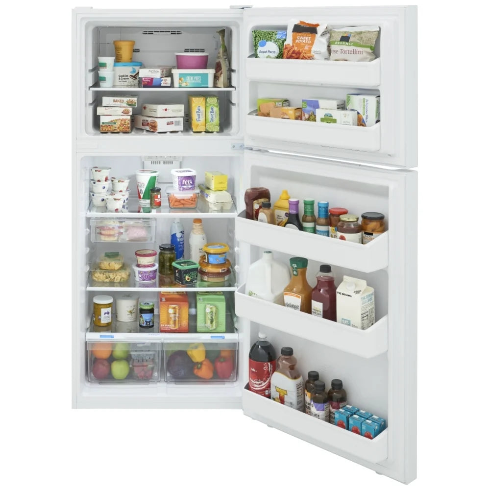 Frigidaire - 29.5 Inch 18.17 cu. ft Top Mount Refrigerator in White - FRTE1835AW