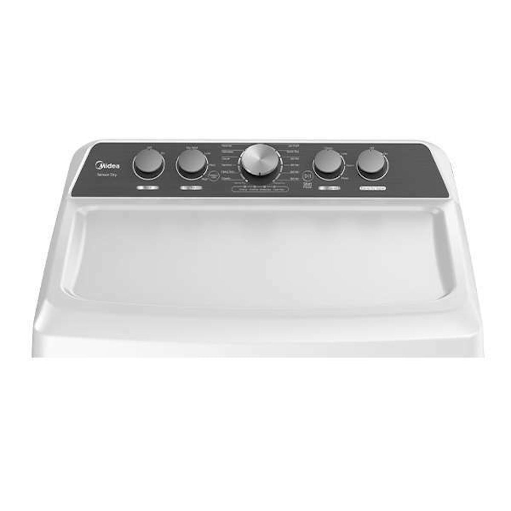 Midea - 6.7 cu. Ft Top Load Electric Dryer in White - MLE47C4AWW