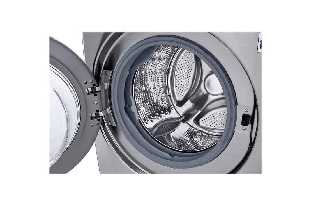 LG - 5.2 cu. Ft  Front Load Washer in Graphite - WM3850HVA