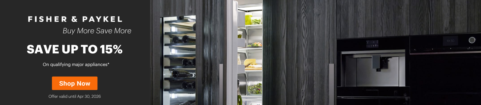 Fisher & Paykel Buy More Save More Jan 1 - Apr 30, 2026