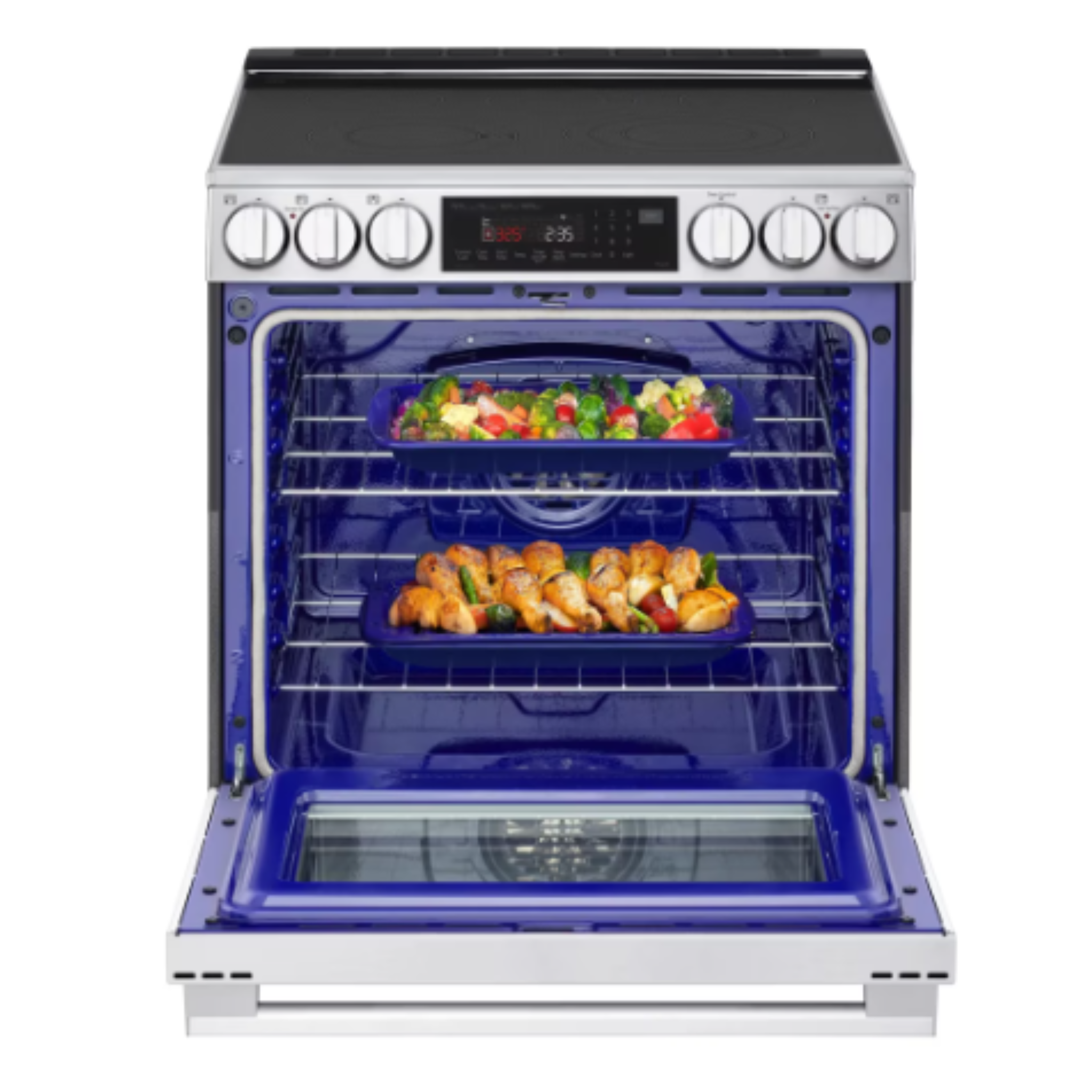 LG - 6.3 cu. ft  Electric Range in Stainless - LSEL6335XE